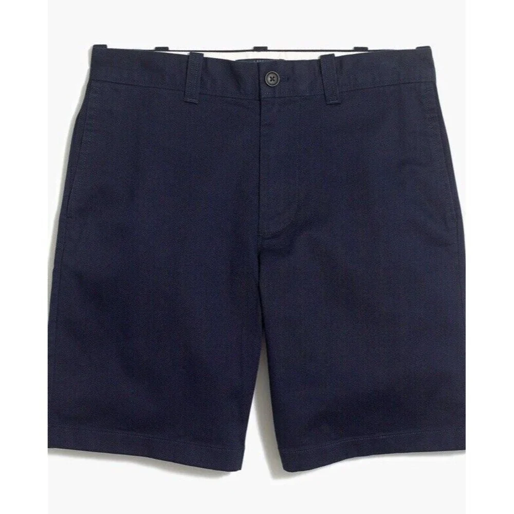 J.Crew Chino Shorts Men’s 33 Blue Navy 9